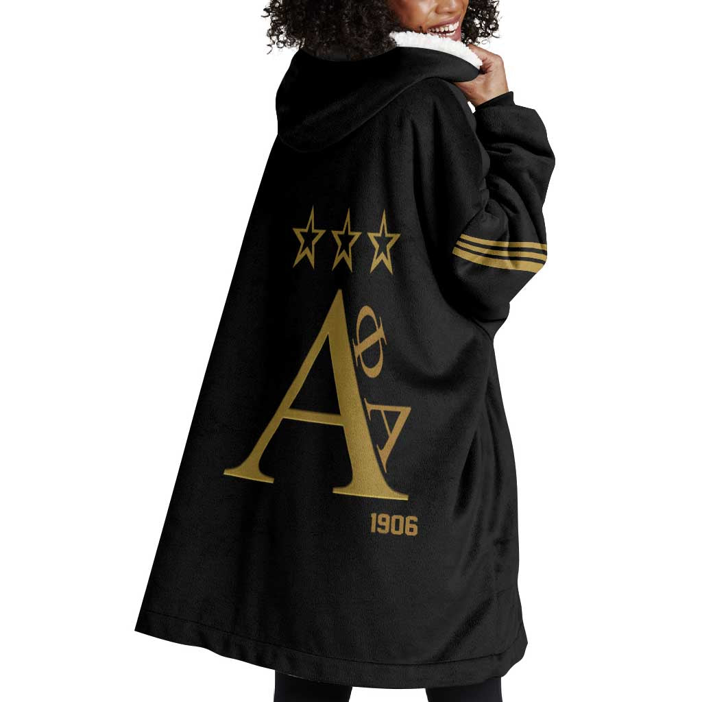 Alpha Phi Alpha Fraternity Wearable Blanket Hoodie Classic APA Style