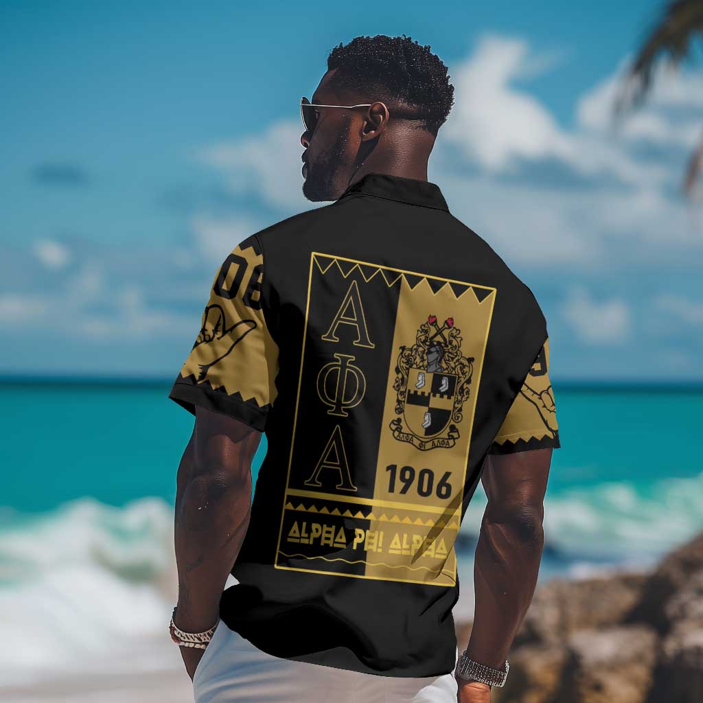 Alpha Phi Alpha Fraternity Hawaiian Shirt Stylish Black For Members