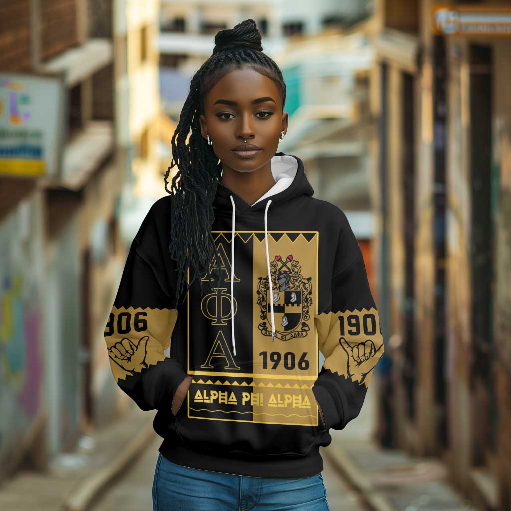 Alpha Phi Alpha Fraternity Hoodie Stylish Black For Members