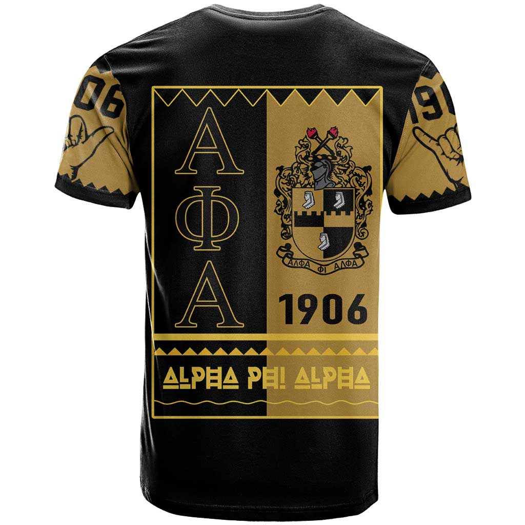 Alpha Phi Alpha Fraternity T shirt Stylish Black For Members