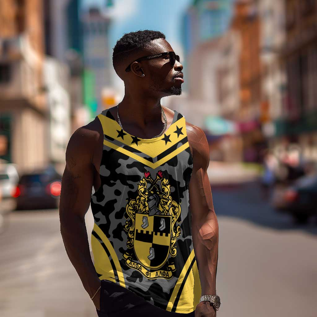 Alpha Phi Alpha Camouflage Men Tank Top Perfect For Fraternity