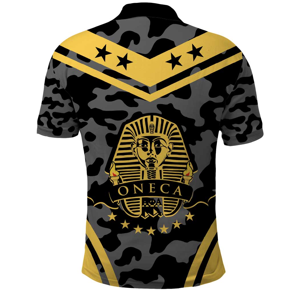 Alpha Phi Alpha Camouflage Polo Shirt Perfect For Fraternity