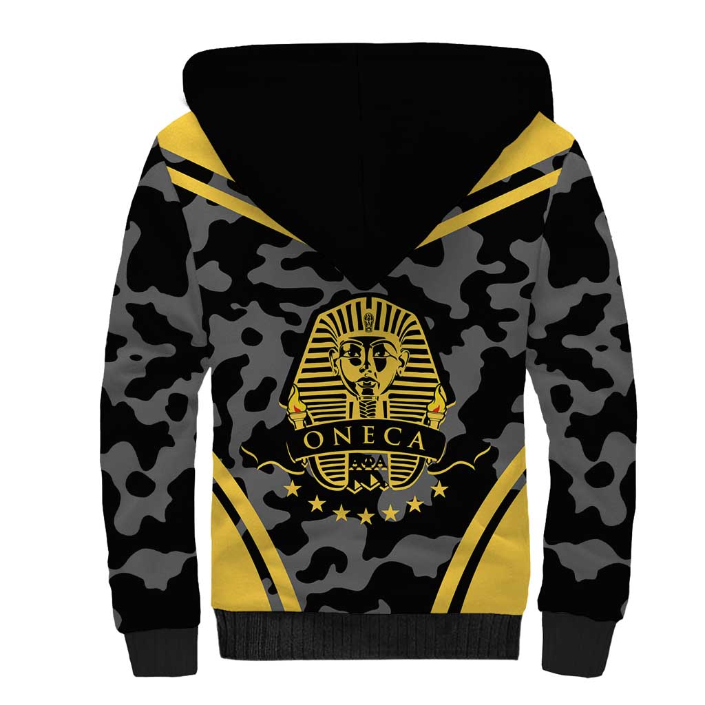 Alpha Phi Alpha Camouflage Sherpa Hoodie Perfect For Fraternity