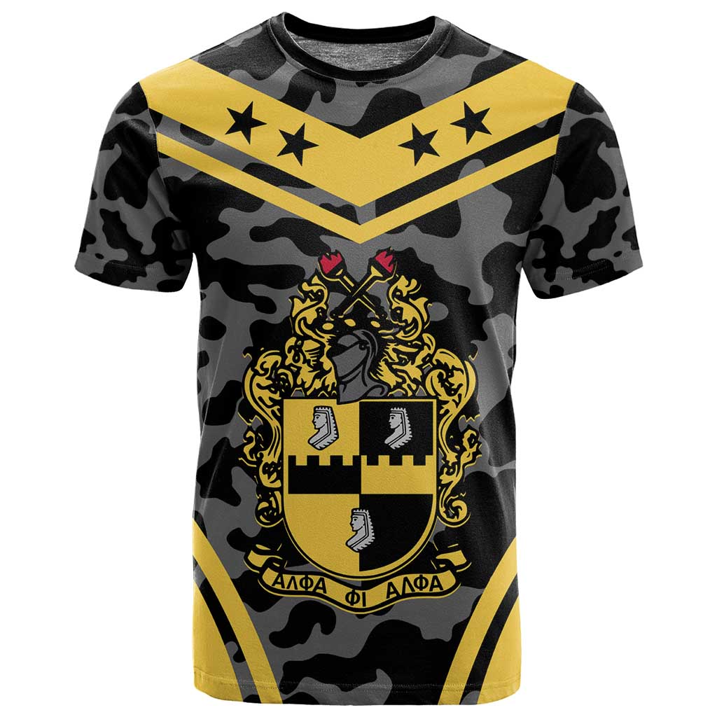 Alpha Phi Alpha Camouflage T shirt Perfect For Fraternity