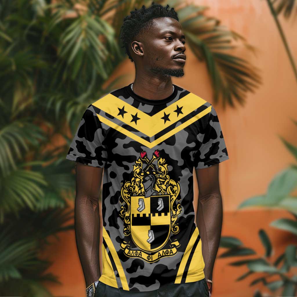 Alpha Phi Alpha Camouflage T shirt Perfect For Fraternity