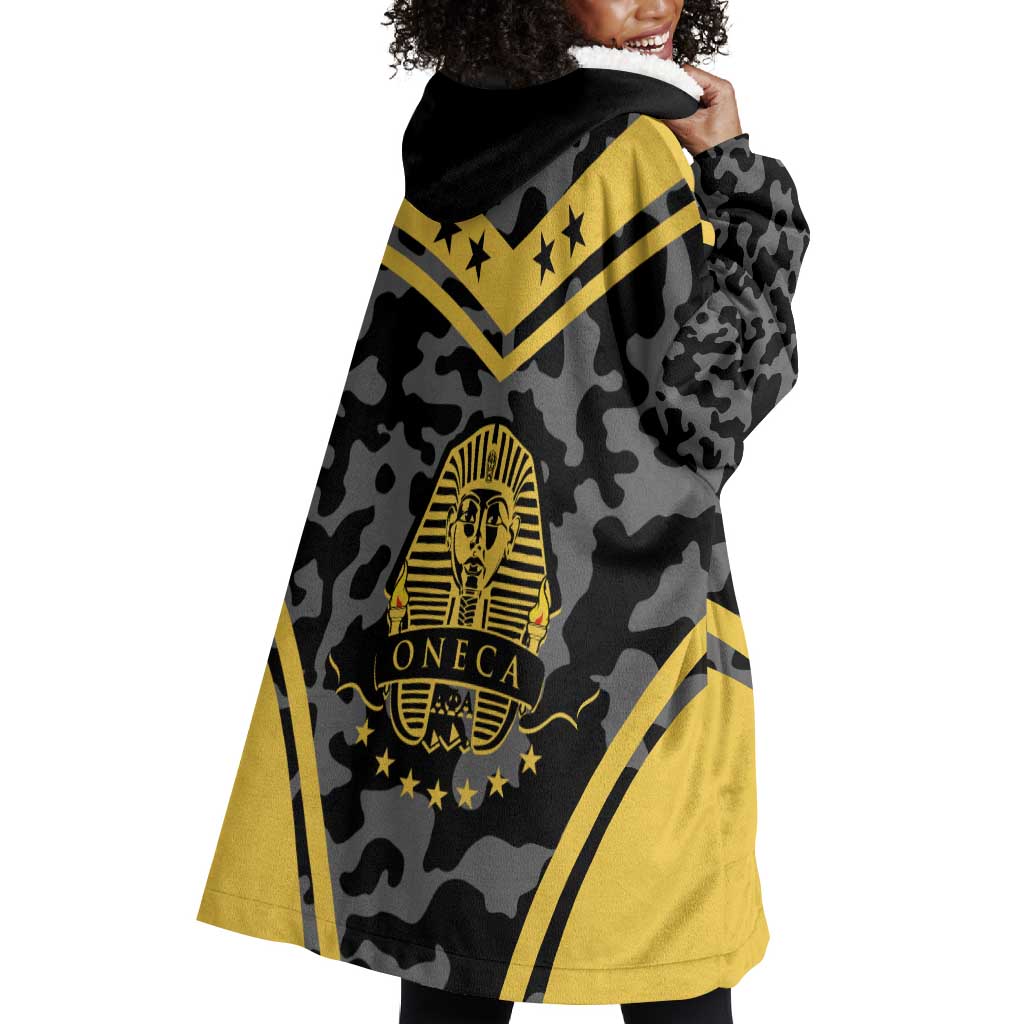Alpha Phi Alpha Camouflage Wearable Blanket Hoodie Perfect For Fraternity