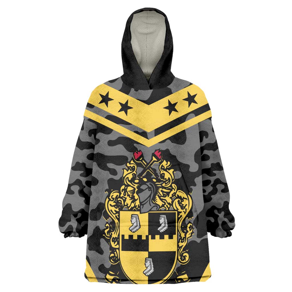 Alpha Phi Alpha Camouflage Wearable Blanket Hoodie Perfect For Fraternity