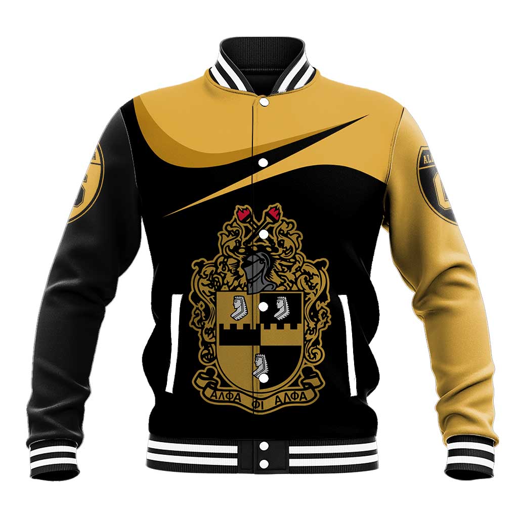 Alpha Phi Alpha Fraternity Baseball Jacket Curve Design For Fraternity Pride