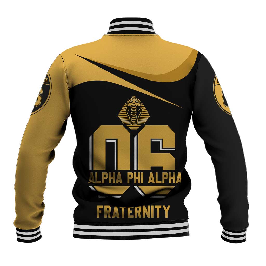 Alpha Phi Alpha Fraternity Baseball Jacket Curve Design For Fraternity Pride