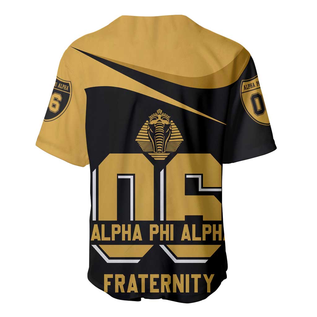 Alpha Phi Alpha Fraternity Baseball Jersey Curve Design For Fraternity Pride