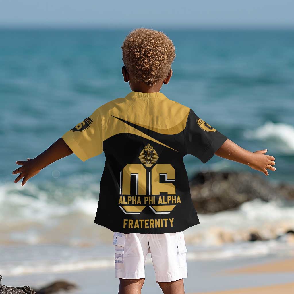 Alpha Phi Alpha Fraternity Kid Hawaiian Shirt Curve Design For Fraternity Pride