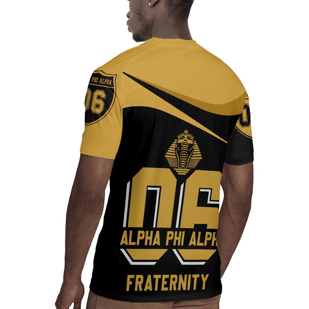 Alpha Phi Alpha Fraternity Rugby Jersey Curve Design For Fraternity Pride