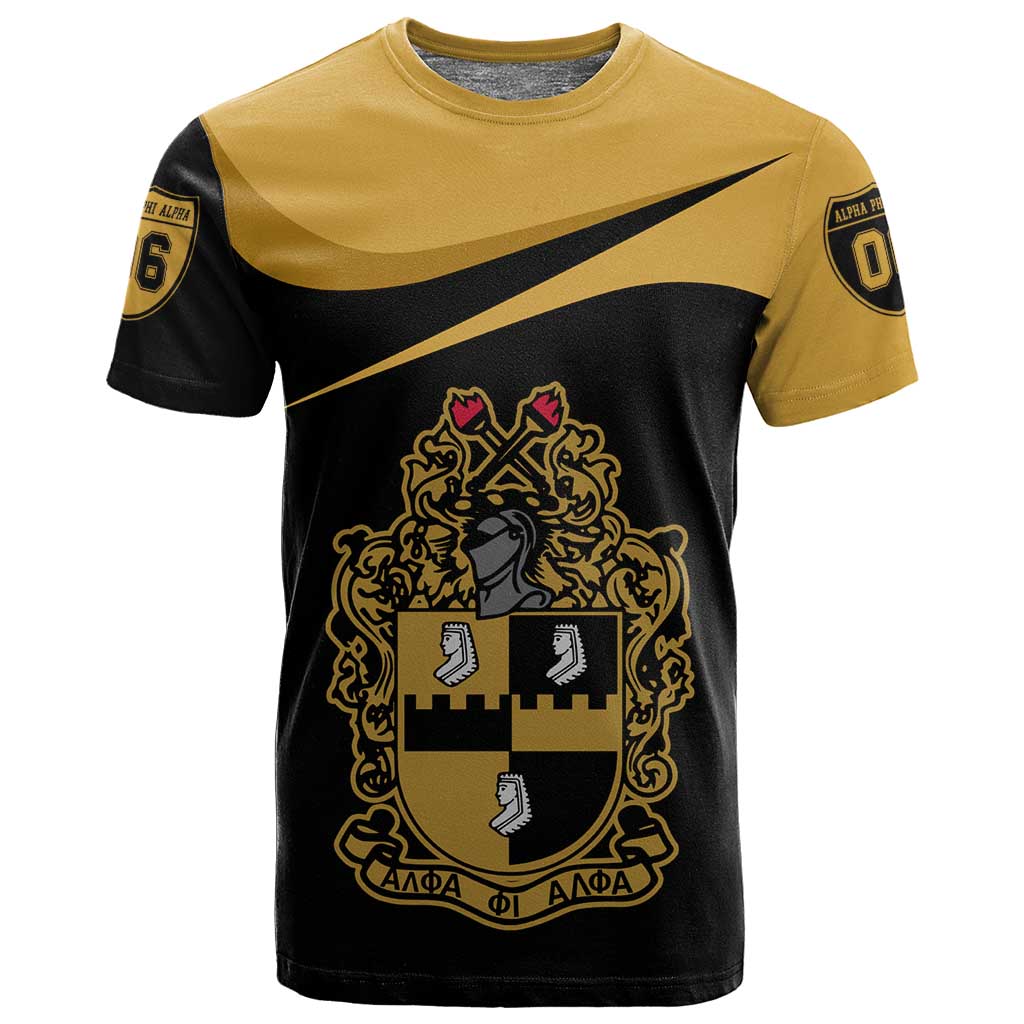 Alpha Phi Alpha Fraternity T shirt Curve Design For Fraternity Pride
