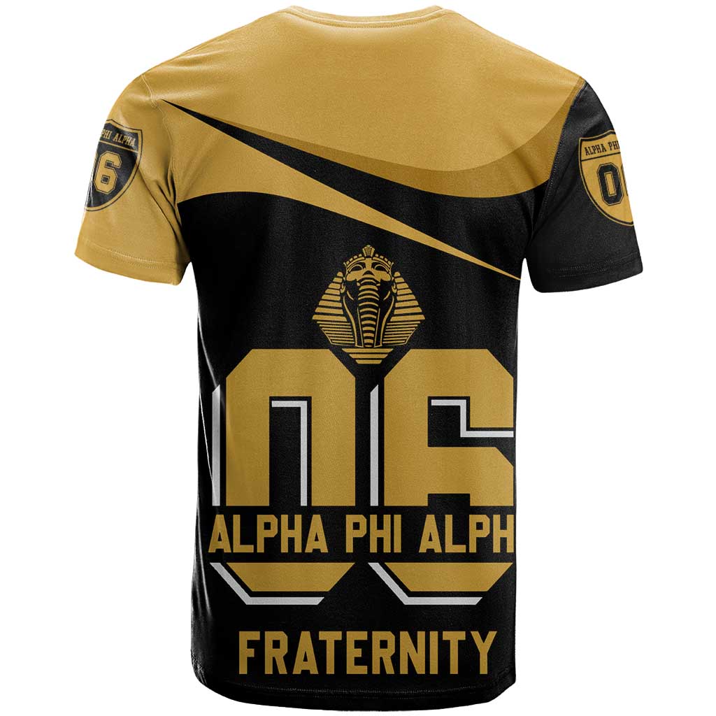 Alpha Phi Alpha Fraternity T shirt Curve Design For Fraternity Pride