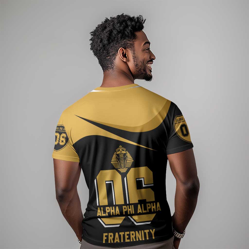 Alpha Phi Alpha Fraternity T shirt Curve Design For Fraternity Pride