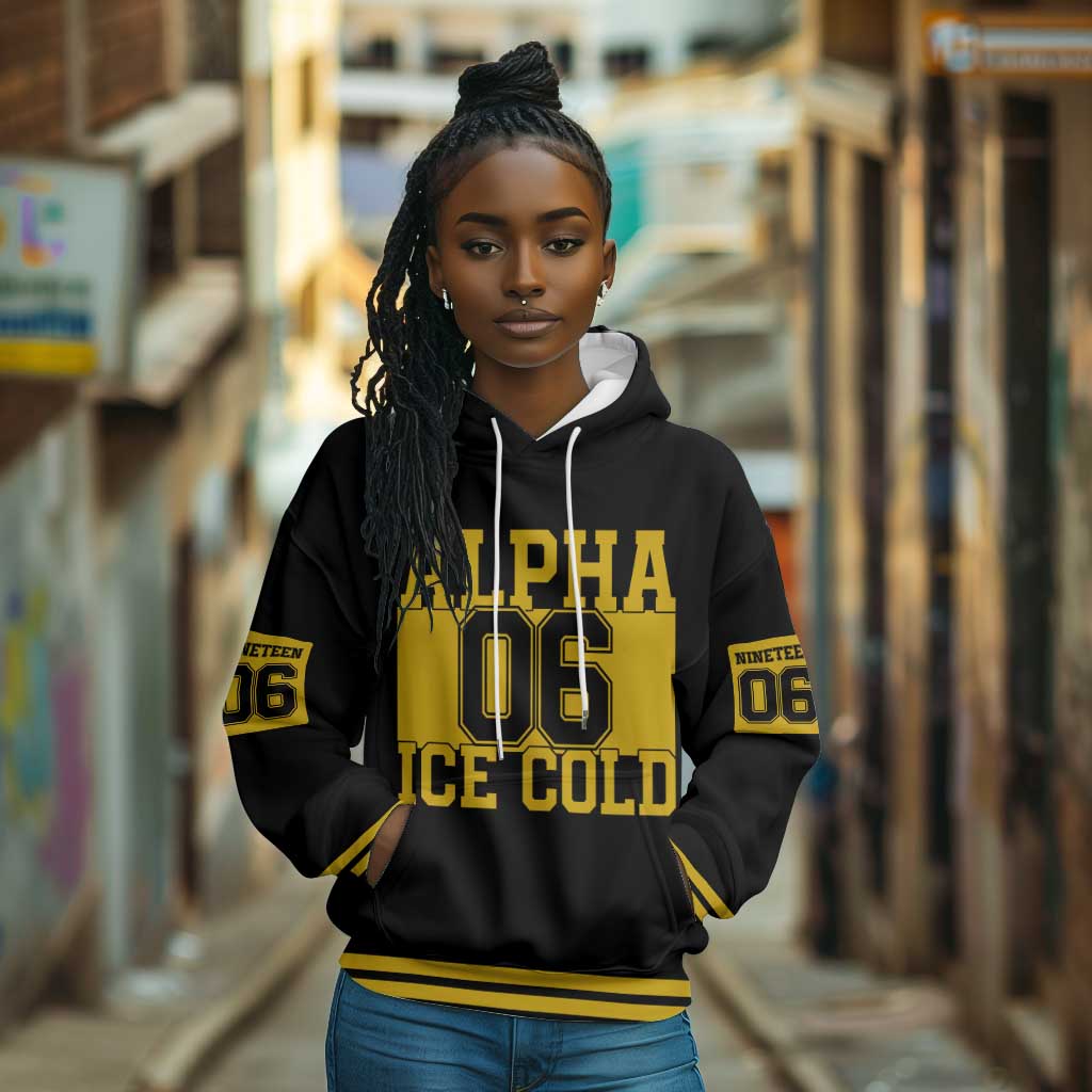 Ice Cold 06 Alpha Phi Alpha With Diamond Accents Hoodie
