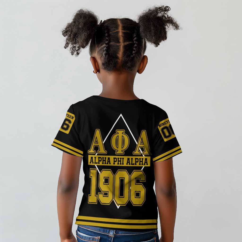 Ice Cold 06 Alpha Phi Alpha With Diamond Accents Kid T shirt