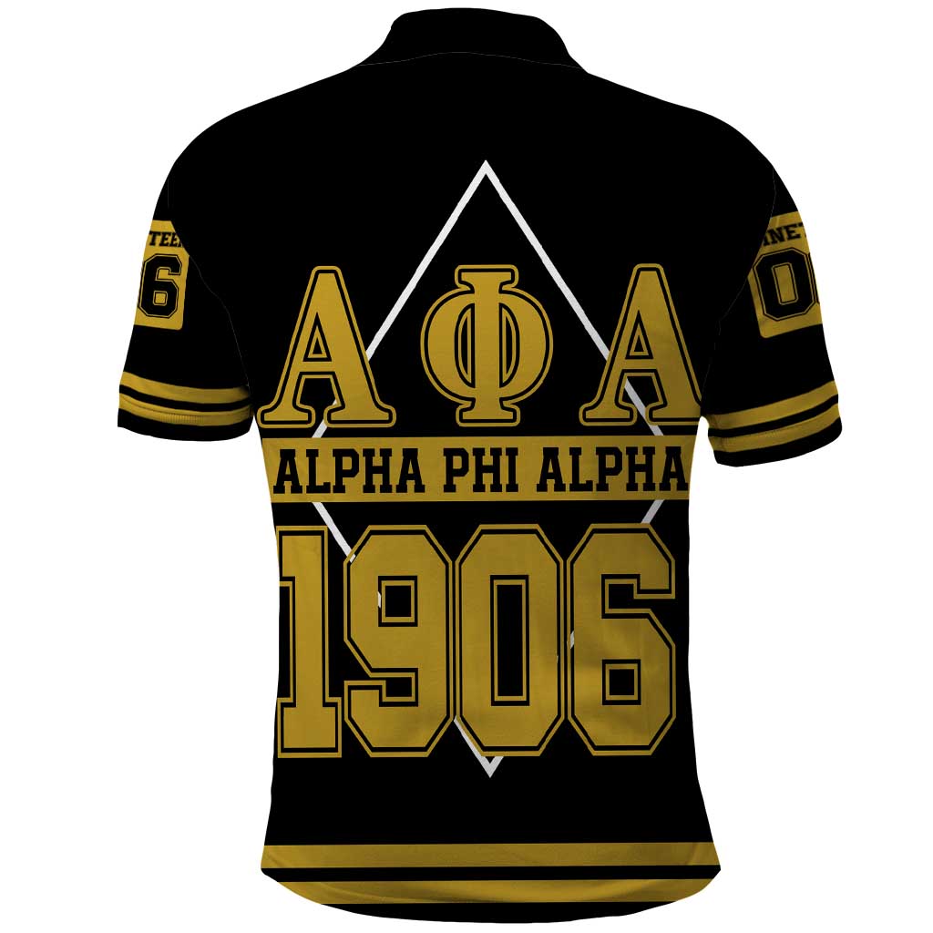Ice Cold 06 Alpha Phi Alpha With Diamond Accents Polo Shirt