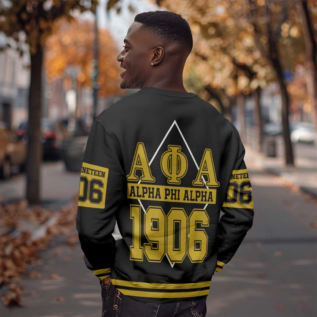 Ice Cold 06 Alpha Phi Alpha With Diamond Accents Sweatshirt
