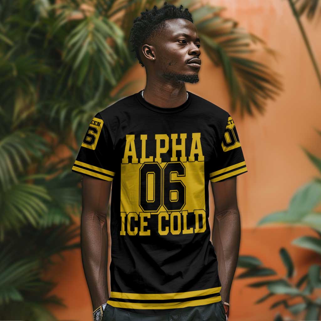 Ice Cold 06 Alpha Phi Alpha With Diamond Accents T shirt