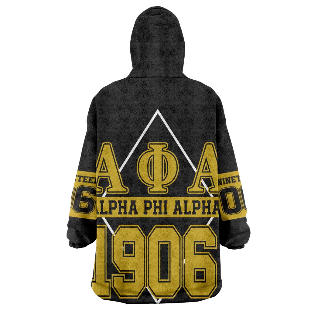 Ice Cold 06 Alpha Phi Alpha With Diamond Accents Wearable Blanket Hoodie