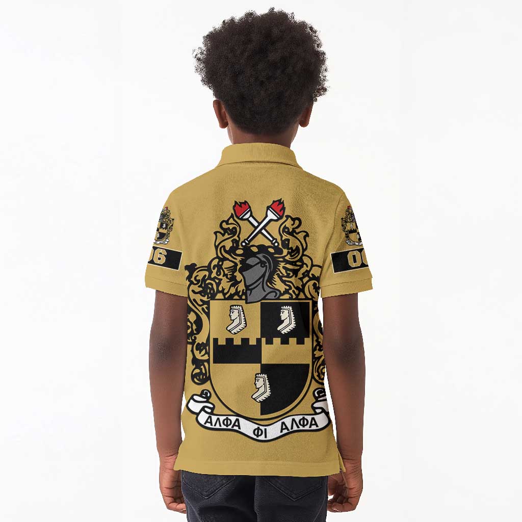 Alpha Phi Alpha 1906 Kid Polo Shirt Fraternity Gear For Alpha