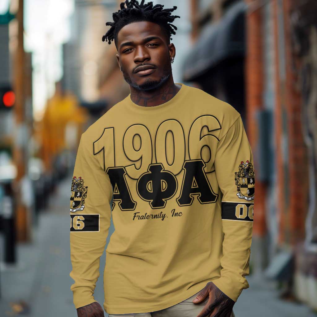 Alpha Phi Alpha 1906 Long Sleeve Shirt Fraternity Gear For Alpha