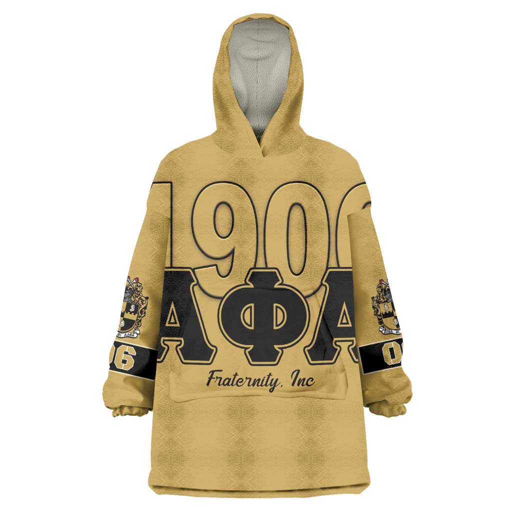 Alpha Phi Alpha 1906 Wearable Blanket Hoodie Fraternity Gear For Alpha