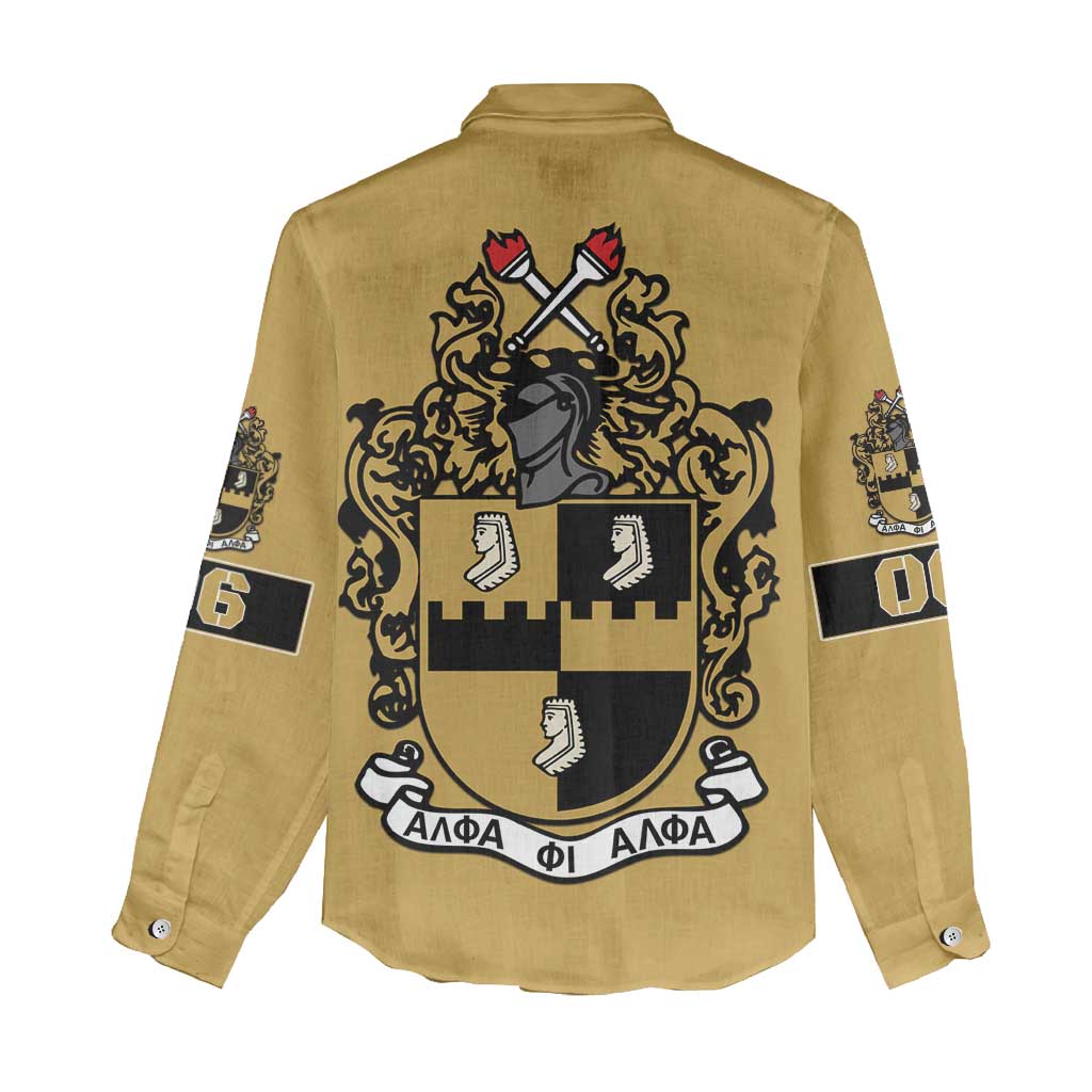 Alpha Phi Alpha 1906 Women Casual Shirt Fraternity Gear For Alpha