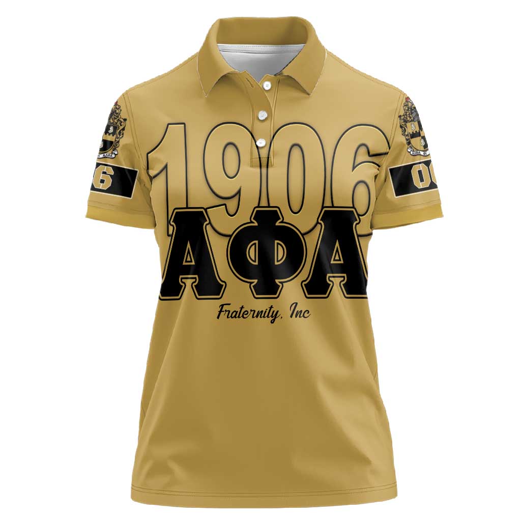 Alpha Phi Alpha 1906 Women Polo Shirt Fraternity Gear For Alpha