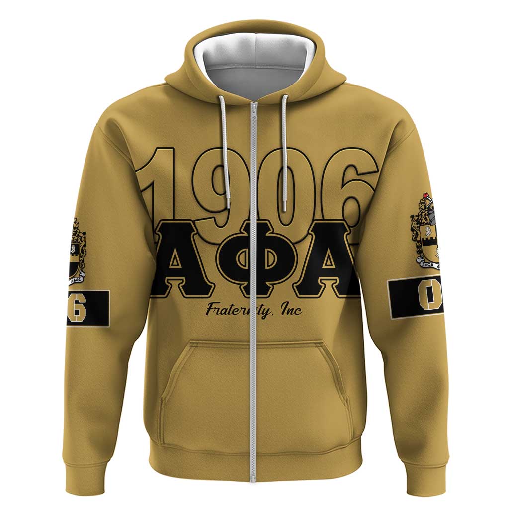 Alpha Phi Alpha 1906 Zip Hoodie Fraternity Gear For Alpha