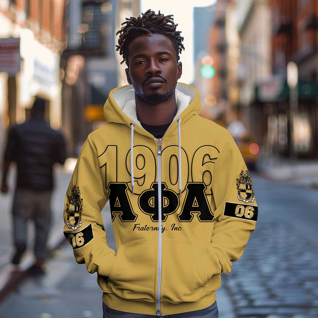 Alpha Phi Alpha 1906 Zip Hoodie Fraternity Gear For Alpha