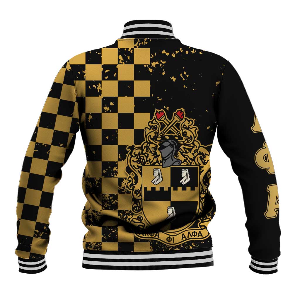 Alpha Phi Alpha Fraternity Caro Style Baseball Jacket Classic College