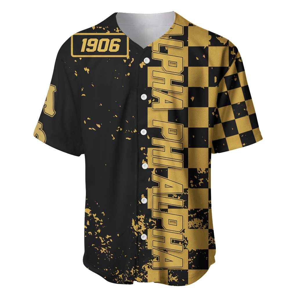 Alpha Phi Alpha Fraternity Caro Style Baseball Jersey Classic College