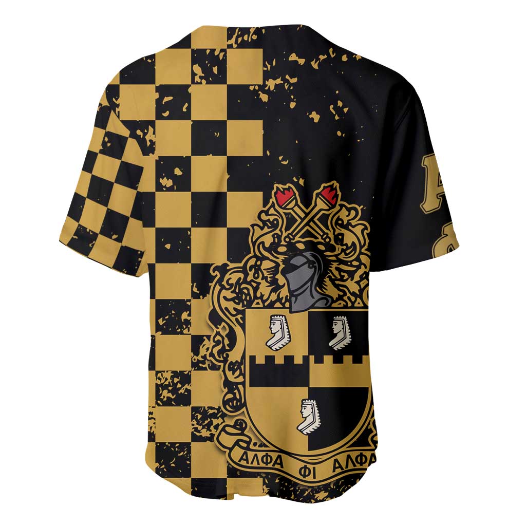 Alpha Phi Alpha Fraternity Caro Style Baseball Jersey Classic College