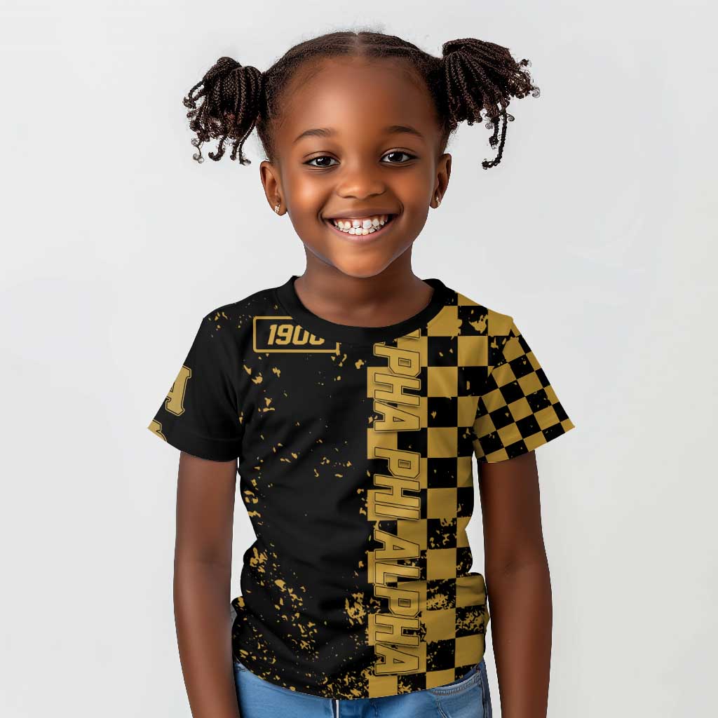 Alpha Phi Alpha Fraternity Caro Style Kid T shirt Classic College