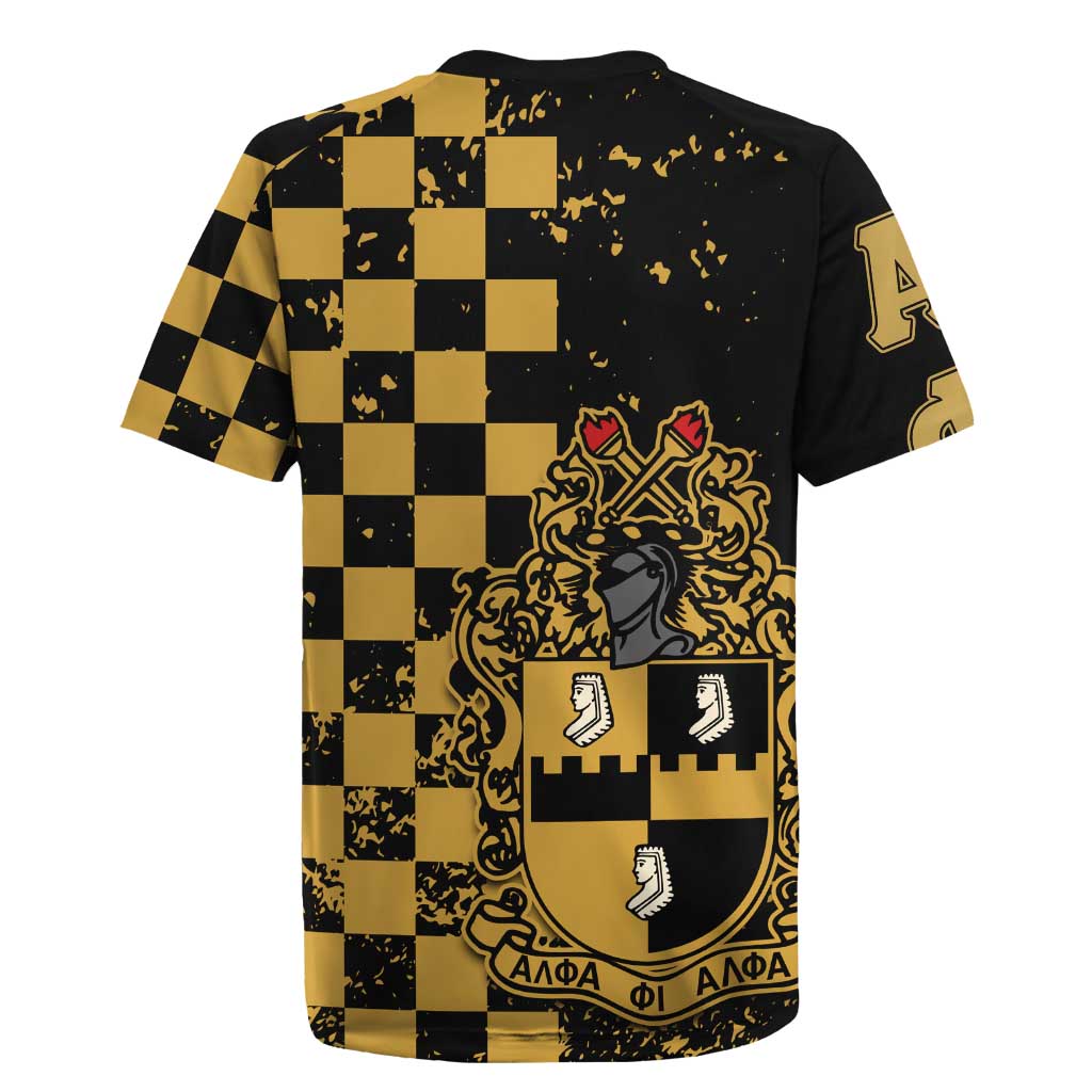 Alpha Phi Alpha Fraternity Caro Style Rugby Jersey Classic College