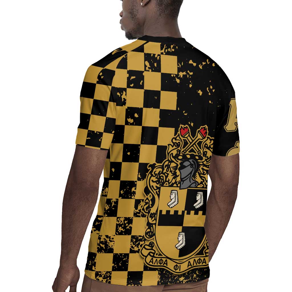 Alpha Phi Alpha Fraternity Caro Style Rugby Jersey Classic College
