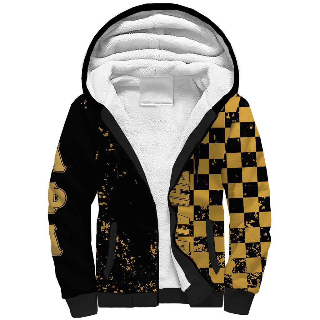 Alpha Phi Alpha Fraternity Caro Style Sherpa Hoodie Classic College