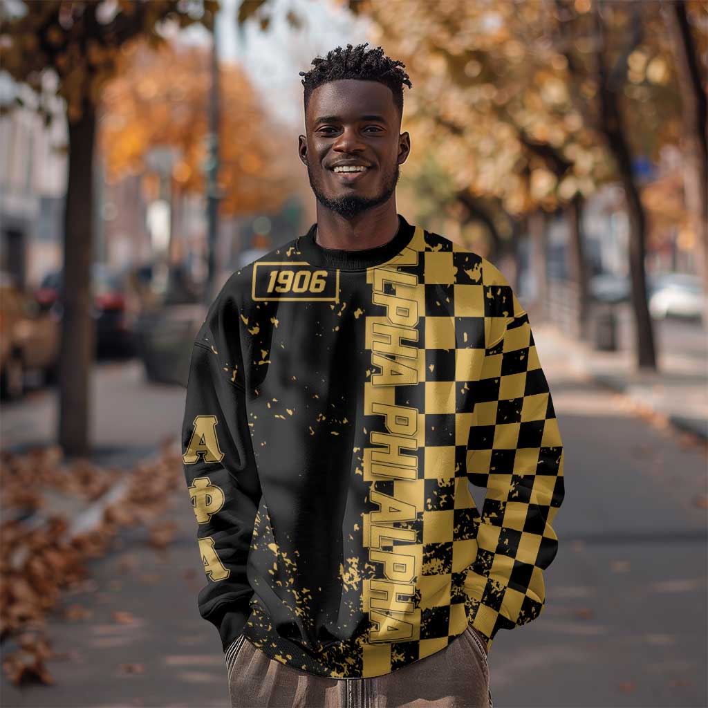 Alpha Phi Alpha Fraternity Caro Style Sweatshirt Classic College