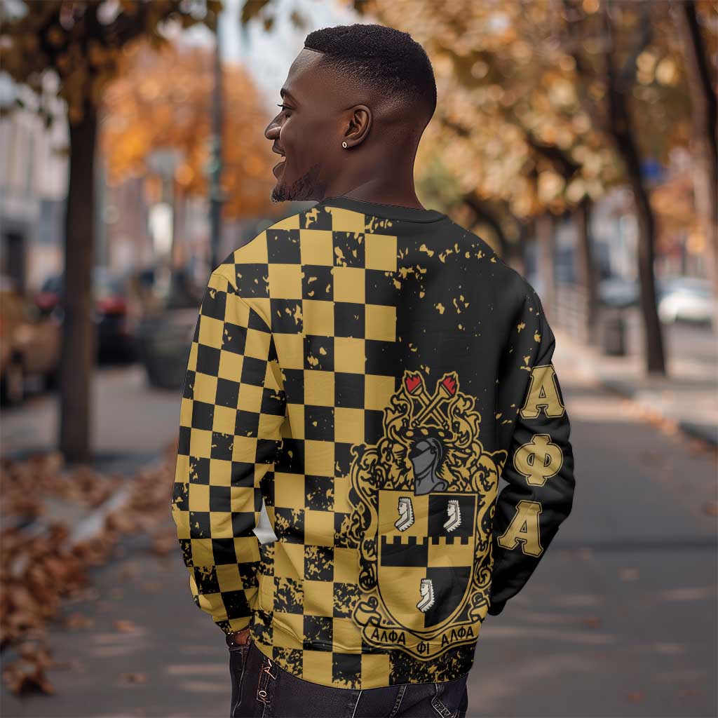 Alpha Phi Alpha Fraternity Caro Style Sweatshirt Classic College