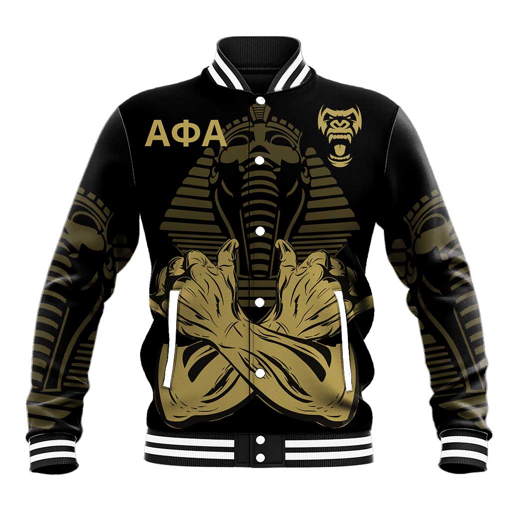 Alpha Phi Alpha Pullover With Embroidered Greek Baseball Jacket Fraternity Pride