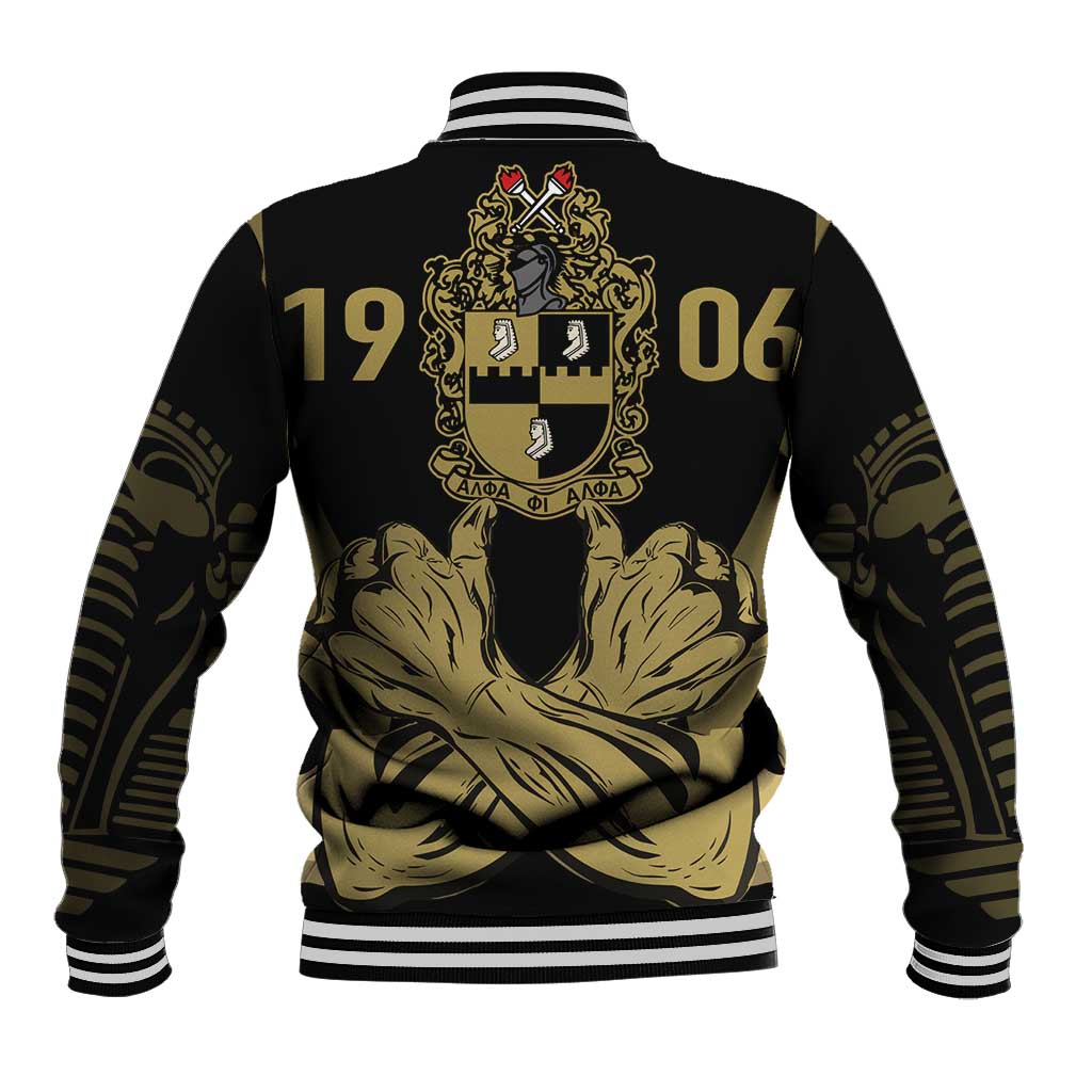 Alpha Phi Alpha Pullover With Embroidered Greek Baseball Jacket Fraternity Pride
