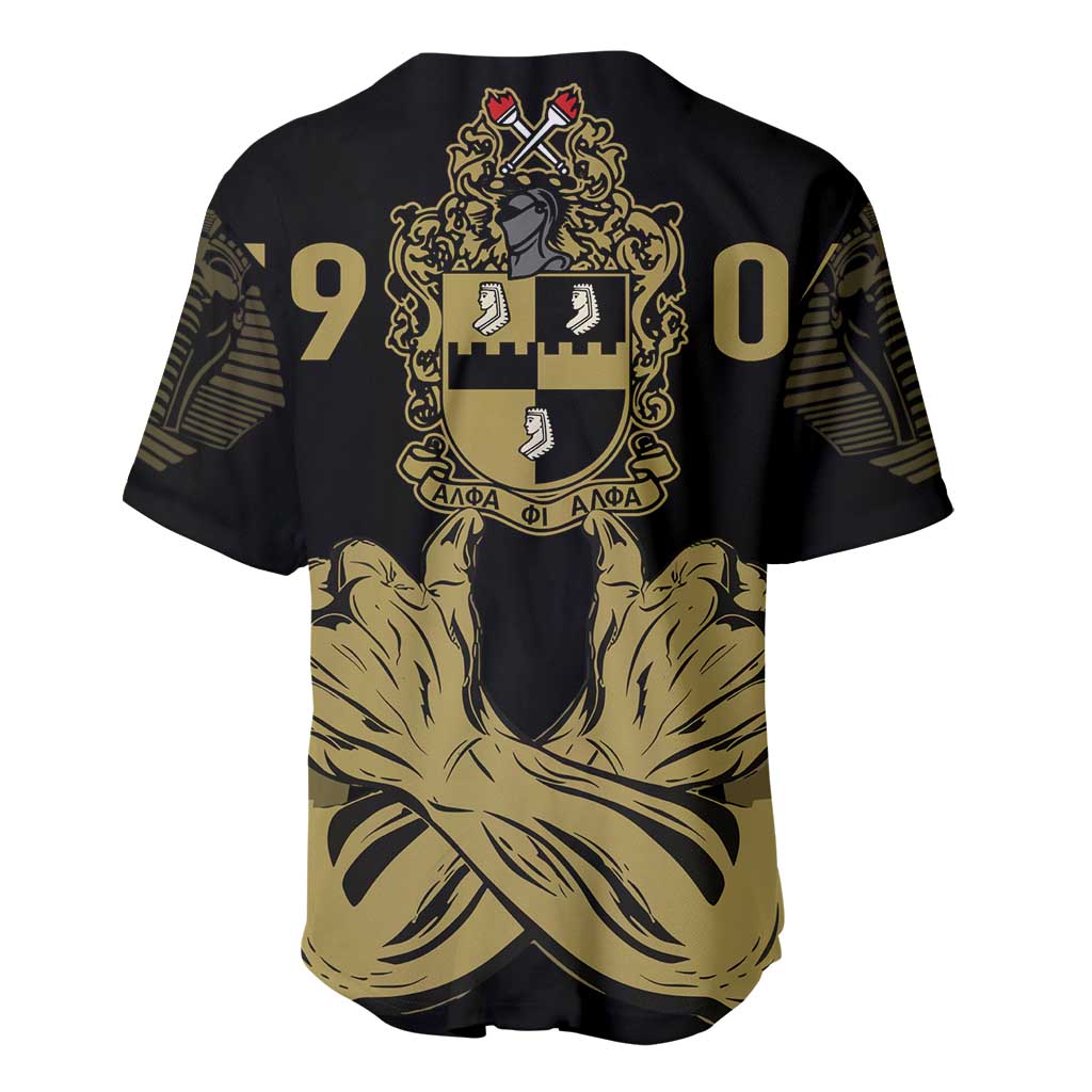 Alpha Phi Alpha Pullover With Embroidered Greek Baseball Jersey Fraternity Pride