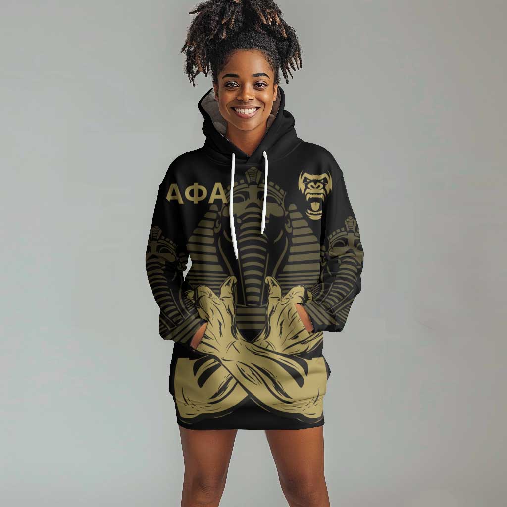 Alpha Phi Alpha Pullover With Embroidered Greek Hoodie Dress Fraternity Pride