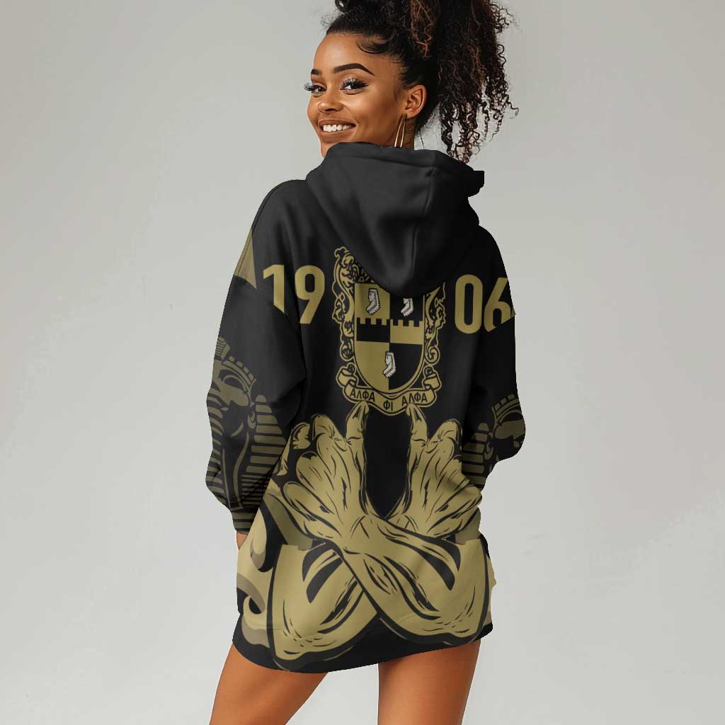 Alpha Phi Alpha Pullover With Embroidered Greek Hoodie Dress Fraternity Pride