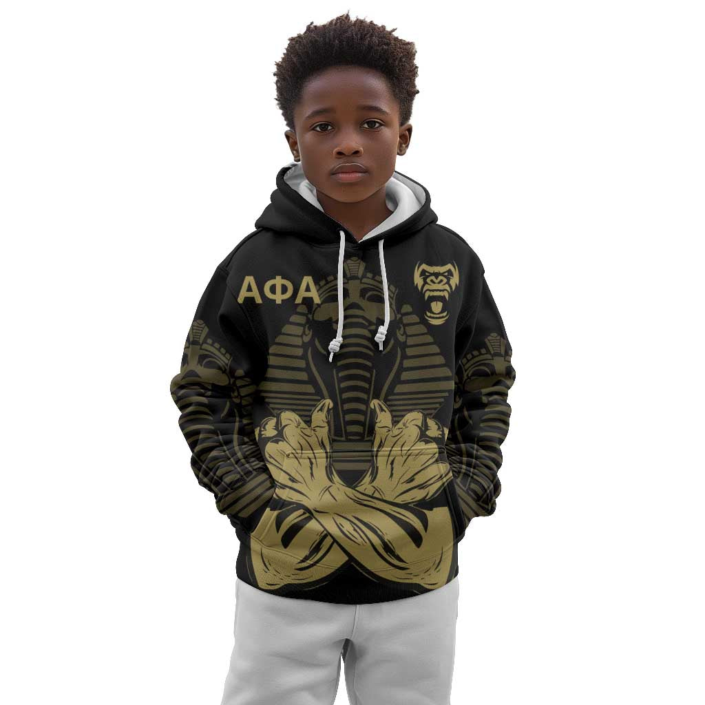 Alpha Phi Alpha Pullover With Embroidered Greek Kid Hoodie Fraternity Pride