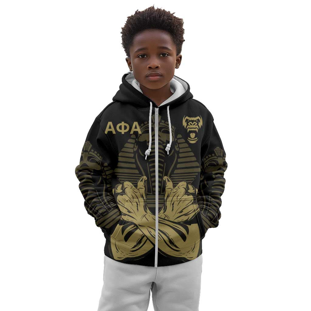 Alpha Phi Alpha Pullover With Embroidered Greek Kid Hoodie Fraternity Pride DT01