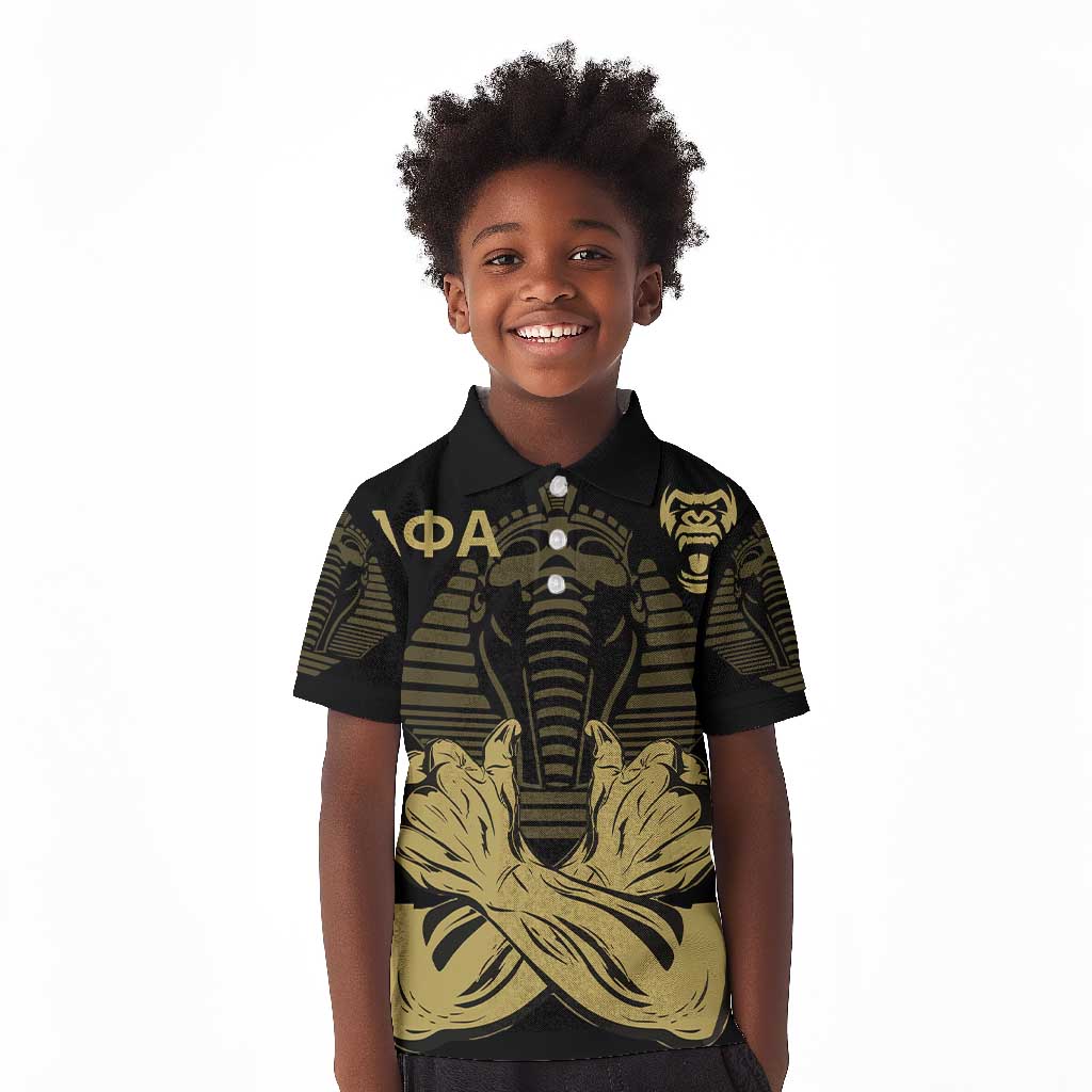 Alpha Phi Alpha Pullover With Embroidered Greek Kid Polo Shirt Fraternity Pride