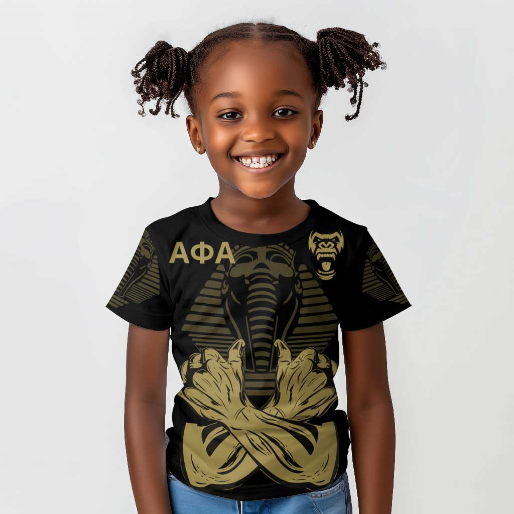 Alpha Phi Alpha Pullover With Embroidered Greek Kid T shirt Fraternity Pride